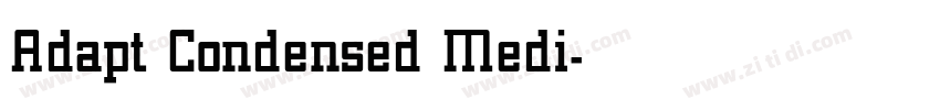 Adapt Condensed Medi字体转换